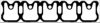 BGA RC7343 Gasket, cylinder head cover